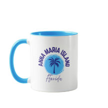 Caneca de café da Ilha Anna Maria Flórida