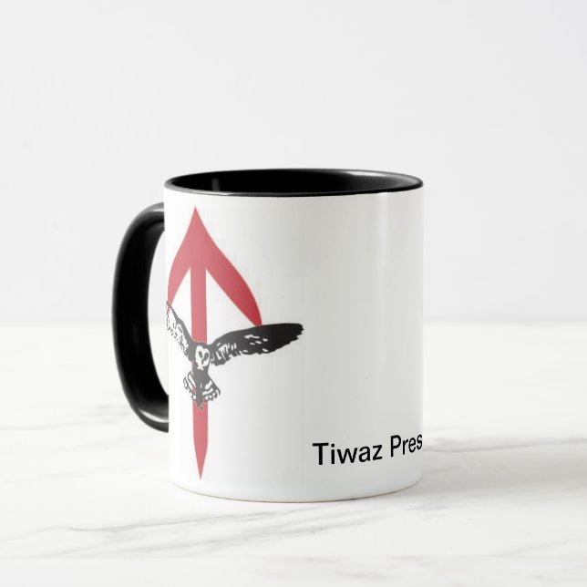 Caneca de café da imprensa de Tiwaz (Frente Esquerda)