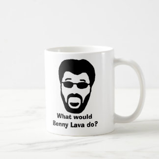 Caneca de café da lava de Benny