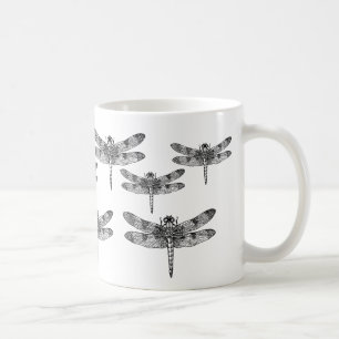 Caneca de café da libélula