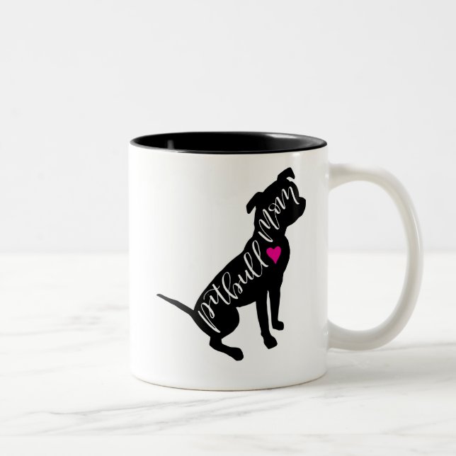 Caneca de café da mamã de Pitbull (Direita)