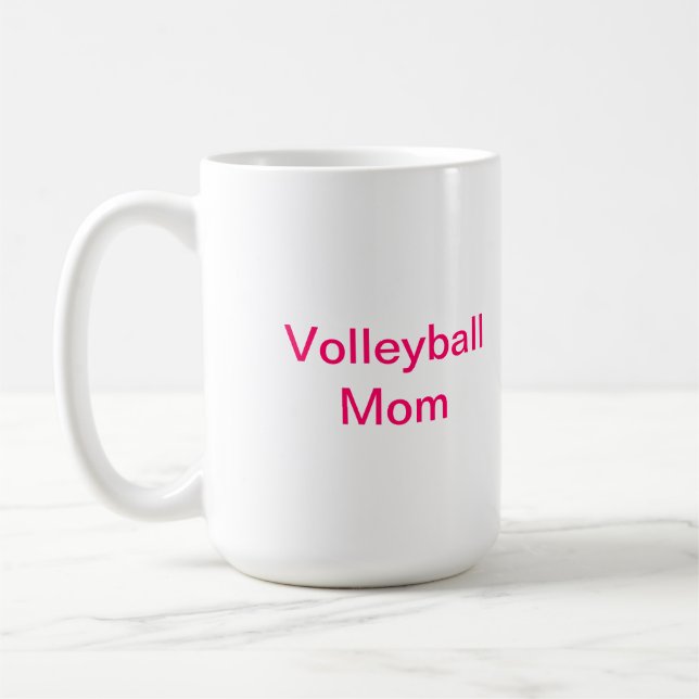 Caneca de café da mamã do voleibol (Esquerda)