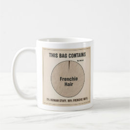 Caneca de Café da Mamãe de Cachorro com Gráfico de