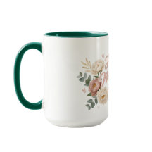 Caneca de Café da Mamãe Floral Melhor Presente par