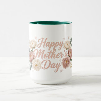 Caneca de Café da Mamãe Floral Melhor Presente par