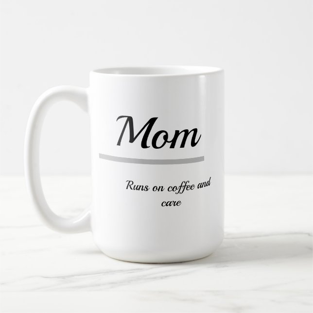 Caneca de Café da Mamãe – Funciona com Café e Cari (Esquerda)