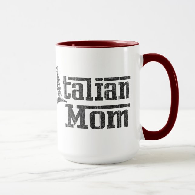 Caneca de Café da Mamãe Italiana (Direita)