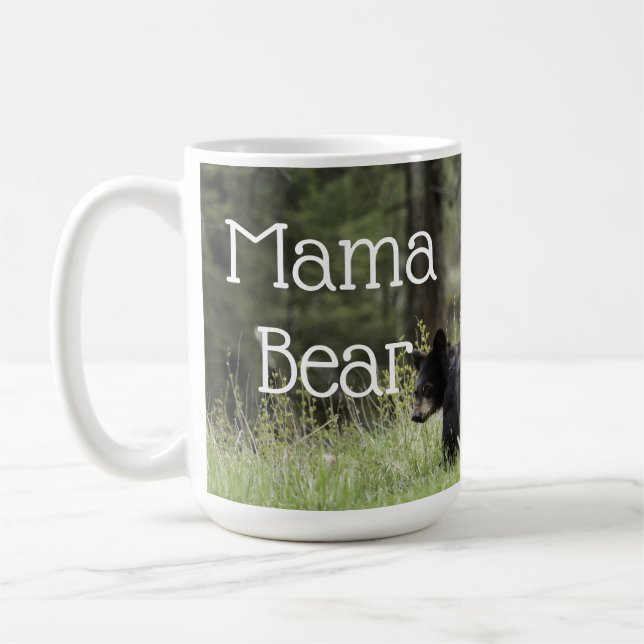Caneca de Café da Mamãe Urso Presente para Mãe (Esquerda)