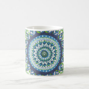 Caneca de café da mandala da água