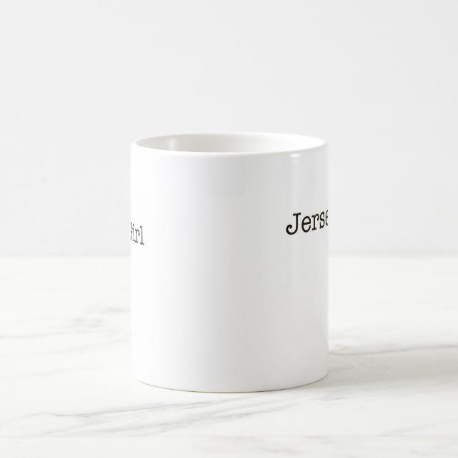 Caneca de café da menina do jérsei (Centro)