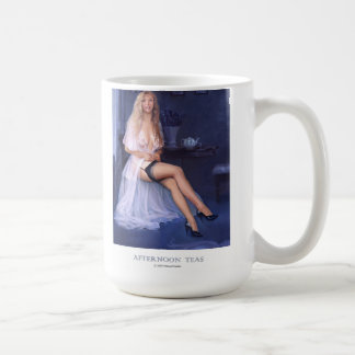 Caneca de café da menina do Pinup dos "LANCHES"