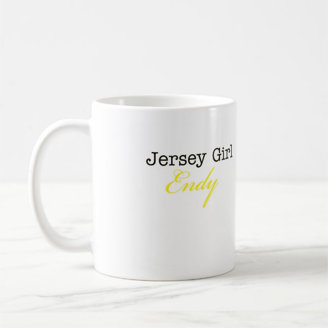 CANECA DE CAFÉ DA MENINA ENDY DO JÉRSEI - BRANCO (Esquerda)