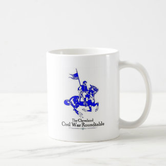 Caneca de café da mesa redonda da guerra civil de