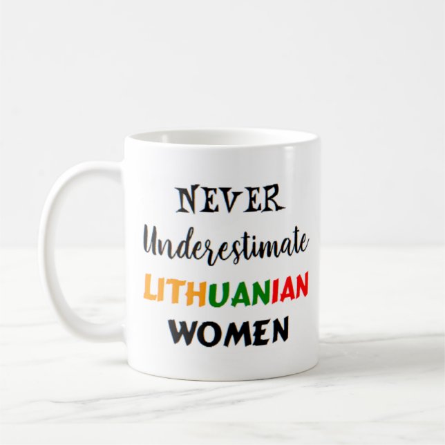 caneca de café da mulher lituana (Esquerda)