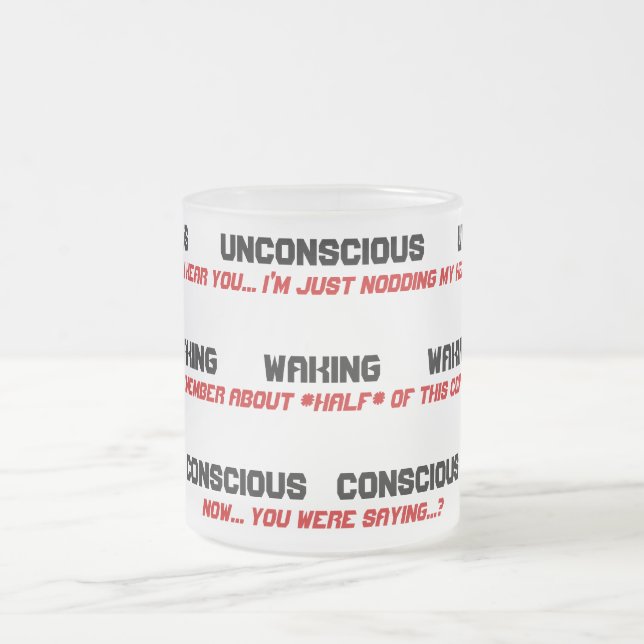 Caneca de café da Não-Um-manhã-Pessoa (Centro)