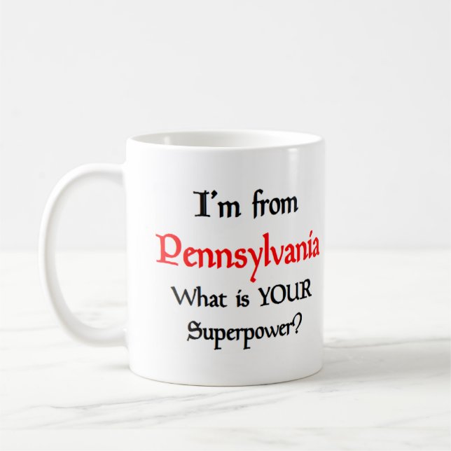 caneca de café da Pensilvânia (Esquerda)