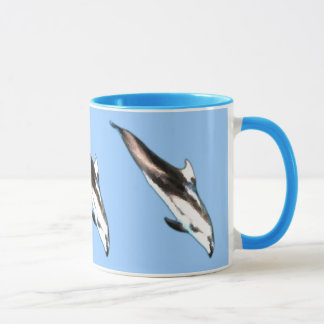 Caneca de café da pintura do golfinho