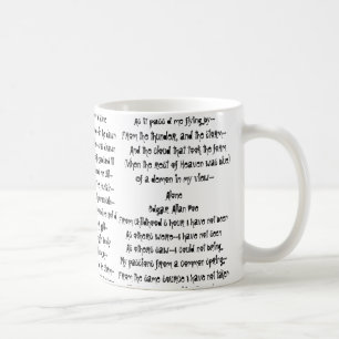 Caneca de café da Ponto de entrada-Poesia