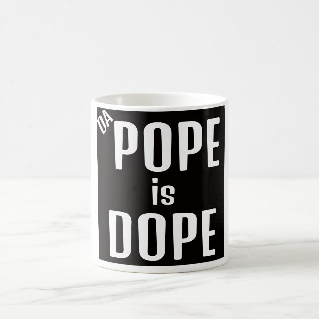 Caneca De Café DA Pope is Dope Coffee Mug (Centro)