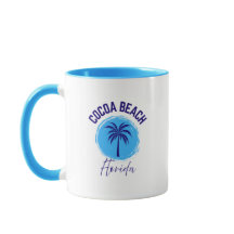 Caneca de café da praia de Cocoa Florida