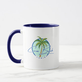 Caneca de café da praia de Cocoa Florida