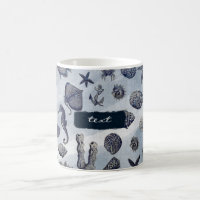 Caneca de Café da Praia de Conchas Náuticas de Vid