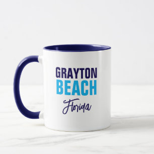 Caneca de café da praia de Grayton Florida