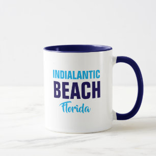 Caneca de café da praia de Indialantic Flórida