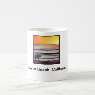Caneca de café da praia de Jalama