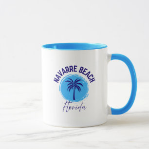 Caneca de café da praia de Navarre Florida