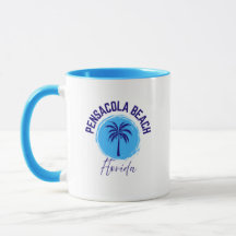 Caneca de Café da Praia de Pensacola Flórida