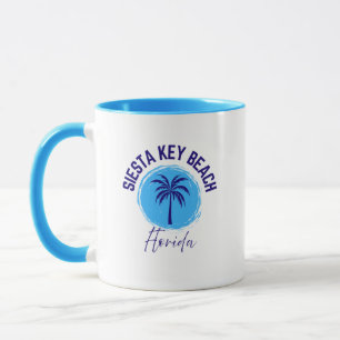 Caneca de café da praia de Siesta Key Florida