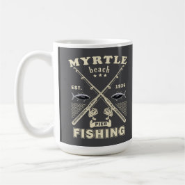 caneca de café da praia Myrtle