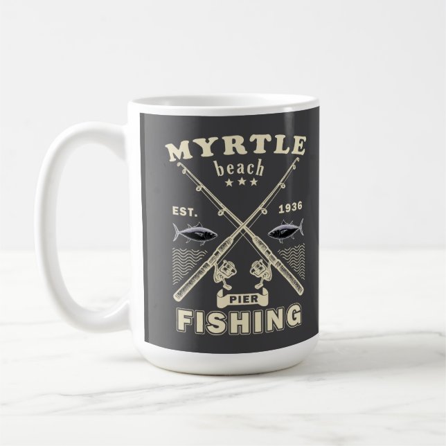 caneca de café da praia Myrtle (Esquerda)