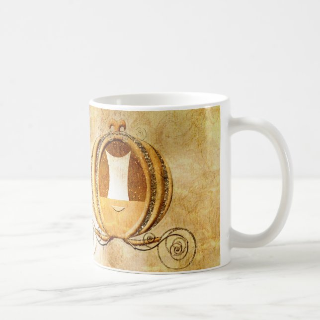 Caneca de Café da Princesa da Carruagem da Cindere (Direita)