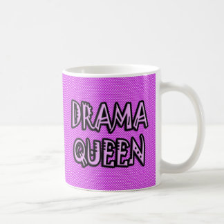 Caneca de café da rainha do drama