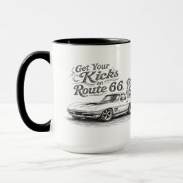 Caneca de Café da Rota 66