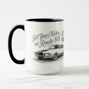 Caneca de Café da Rota 66