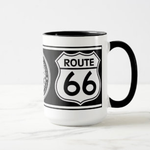 Caneca de café da rota 66
