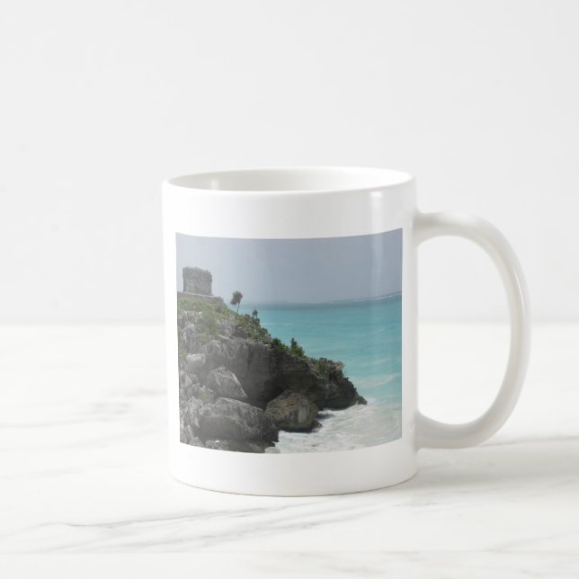 Caneca de café da ruína de Tulum (Direita)