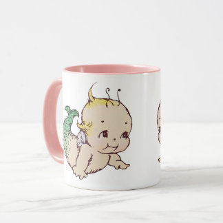 Caneca de café da sereia de Kewpie