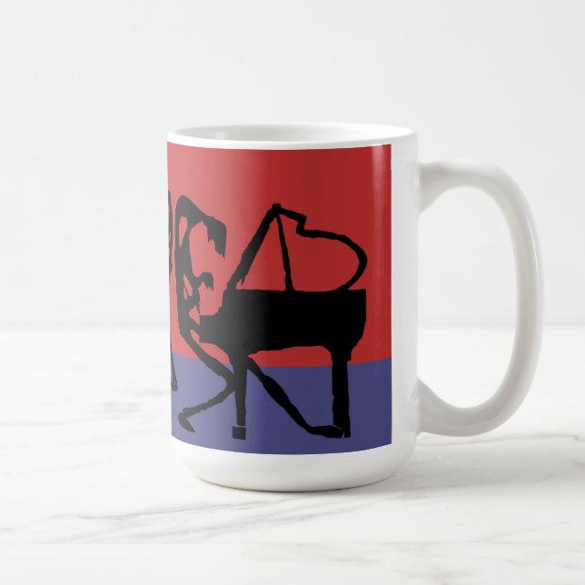 Caneca de café da sessão do jazz de Jammin (Direita)