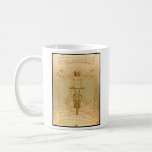 Caneca De Café Da Vinci Dirt Bike Motocross Supercross Freestyle