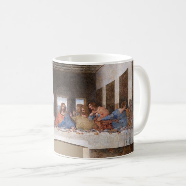Caneca De Café Da Vinci é o último jantar (Frente Esquerda)