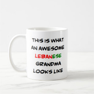 caneca de café da vovó libanesa incrível