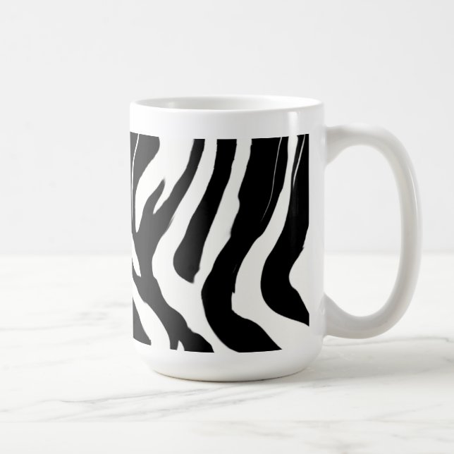 caneca de café da zebra (Direita)