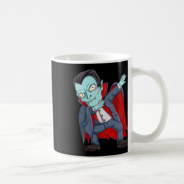 Caneca De Café Dabbing Dracula Vampire Shirts Toddler Halloween B (Direita)