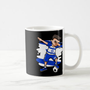 Caneca De Café Dabbing Futebol Menino - Camisa de Israel Futebol