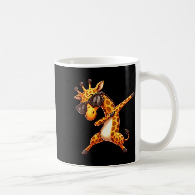 Caneca De Café Dabbing Giraffe  (Direita)