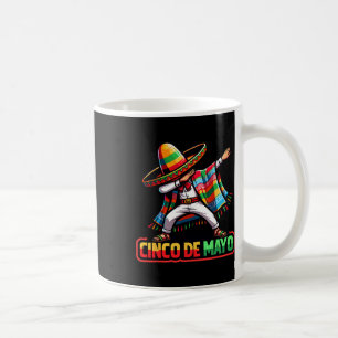 Caneca De Café Dabbing Mexicano Poncho Cinco De Mayo Fiesta 1
